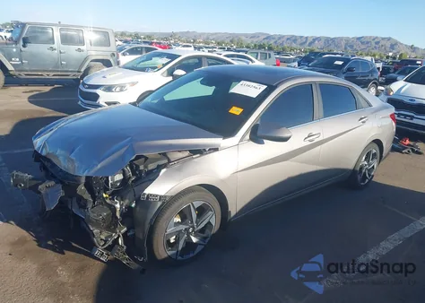 2023 Hyundai Elantra Limited from USA, damaged, VIN KMHLP4AG8PU618354